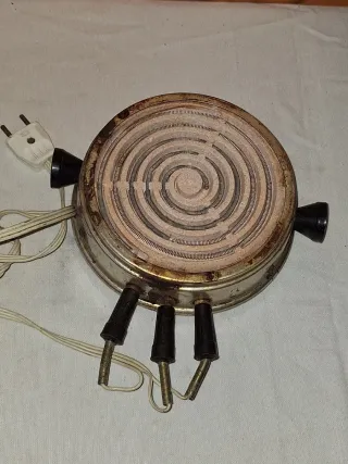 Hornillo Eléctrico Antiguo con Cable