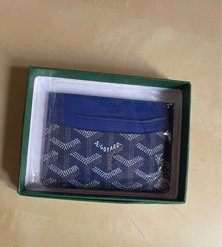 Portacarte Goyard Blu