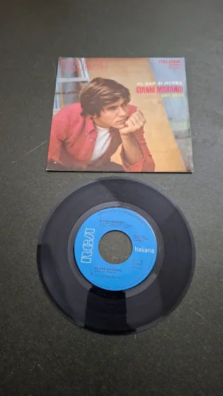 Disco 45 giri Gianni Morandi Al bar si muore
