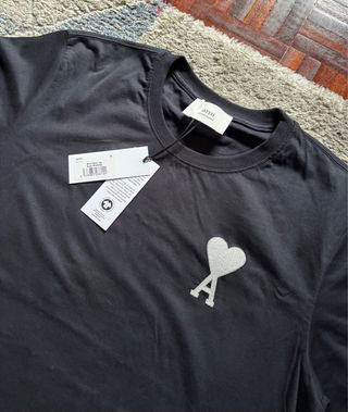 T-shirt AMI Paris Azul Marinho