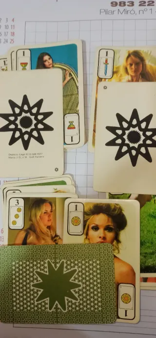 Baraja Cartas Erótica Vintage 1977