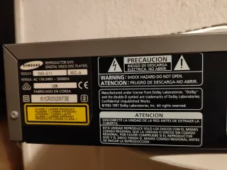 Reproductor DVD Samsung