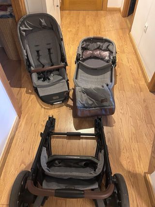 Carro bebé 2 piezas: capazo + silla