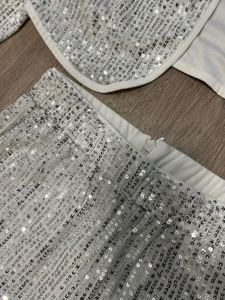 Conjunto Torera y Pantalón de Lentejuelas