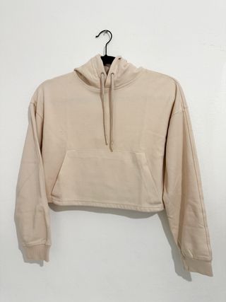 Sweatshirt curta capuz