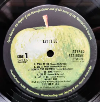 LP 1976 🇯🇵 THE BEATLES - LET IT BE