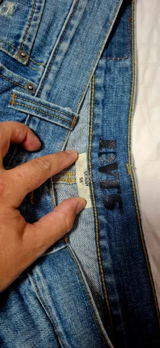Levi's 511 Skinny W34 L30 100% Algodón
