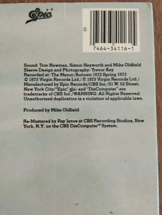 Vinilo Tubular Bells Mike Oldfield