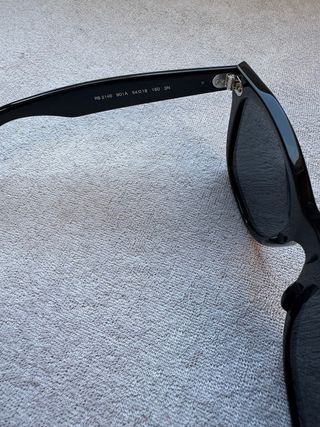Gafas de Sol Ray-Ban Wayfarer Black/Grey size 54