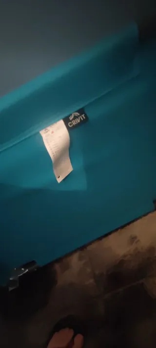 Carro hamaca playa azul y gris