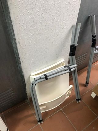 Sillas plegables Ikea metal y plástico Tengo 2