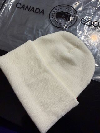 Canada Goose Cappello Bianco unisex taglia unica