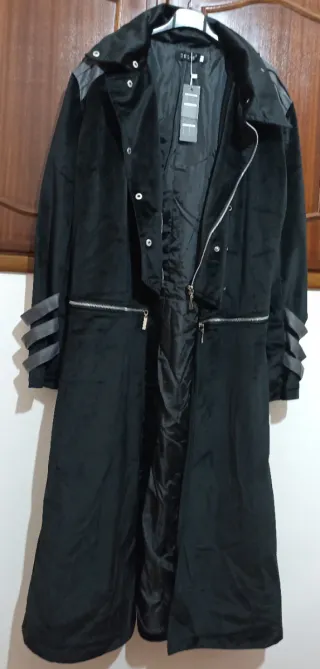 Giacca lunga Steampunk Gotica Nera