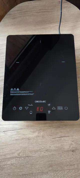 Placa Inducción Eléctrica Portátil Cecotec