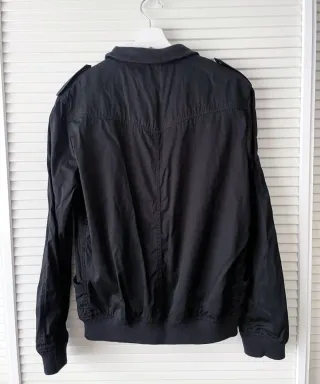 Cazadora Zara Negra Talla L