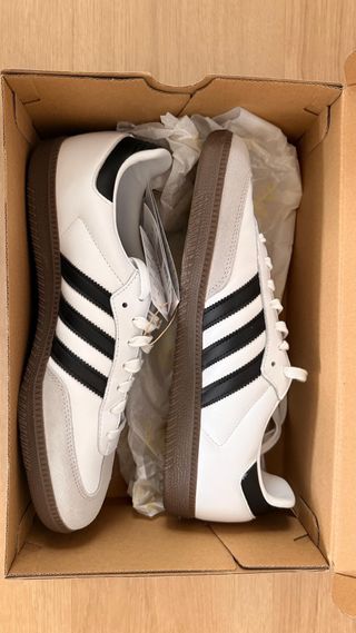 Adidas Samba OG Blancas Talla 45 1/3. Nuevas.