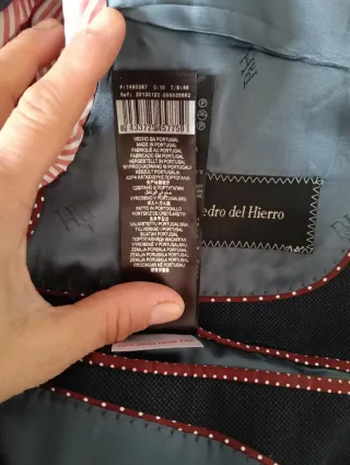 Americana hombre Azul marino