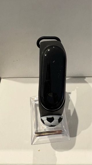 Pulsera  Negra con Balón Fútbol