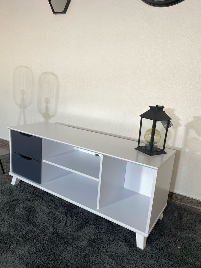 OFERTA DE GENIAL MUEBLE DE TV BAJO 2 CAJONES