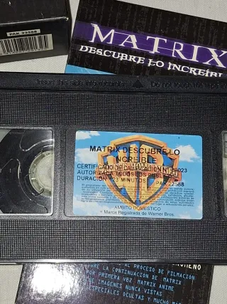 Lote 2 Películas VHS Matrix