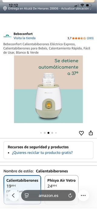 Calientabiberones Bebeconfort Express