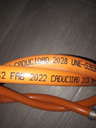 Regulador gas + tubo 1m