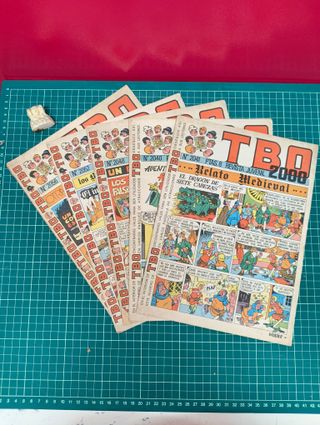 Lote de revistas TBO – números originales años 50