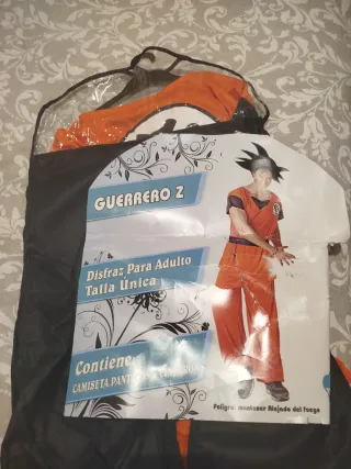Disfraz Goku Guerrero Z Talla Única Adulto
