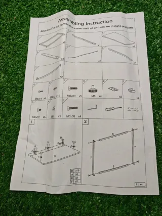 Mesa Escritorio Plegable Oficina 80x45.5x74cm