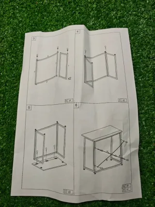 Mesa Escritorio Plegable Oficina 80x45.5x74cm