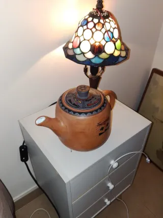 Tetera de Barro Decorada