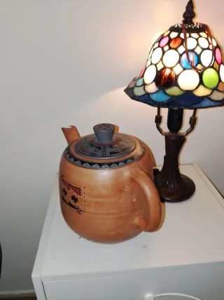 Tetera de Barro Decorada