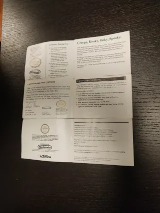 Manuales Game Boy: Addams Family, DuckTales, Ghost