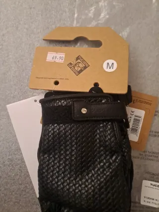 Guanti Tucano Urbano Elisia Donna Nero Nuovi