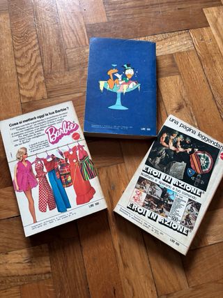 Stock 3 fumetti Topolino 1975