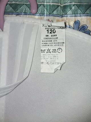 Vestido de Comunión Blanco con lazo rosa