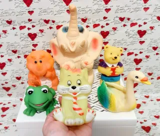 ANTIGUOS MUÑECOS DE GOMA AÑOS 80 Y 90 A 3 € UNIDAD