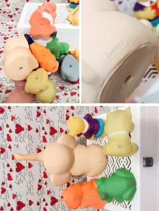 ANTIGUOS MUÑECOS DE GOMA AÑOS 80 Y 90 A 3 € UNIDAD