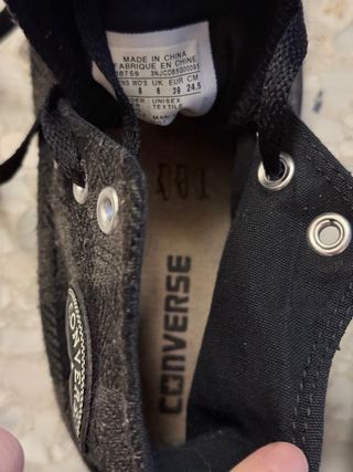 Converse Chuck Taylor Lana Nero Tg 39