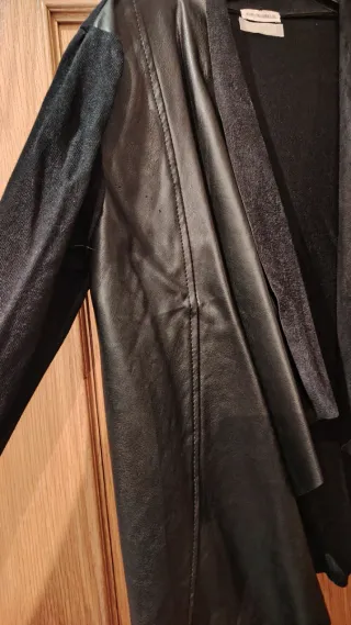 Chaqueta ante y cuero