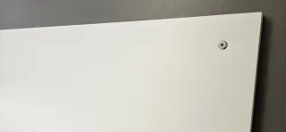 Mueble de salón blanco y gris. Mueble tv y balda.