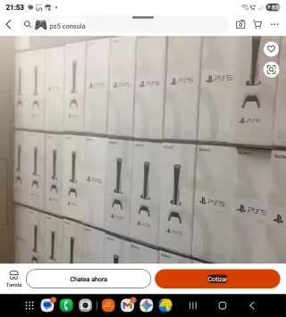 Consola Sony PS5 Blanca