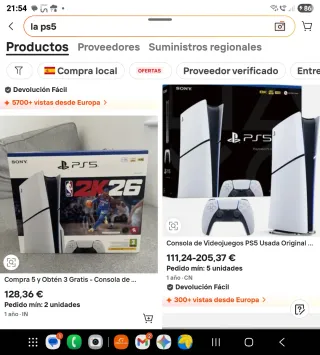 Consola Sony PS5 Blanca