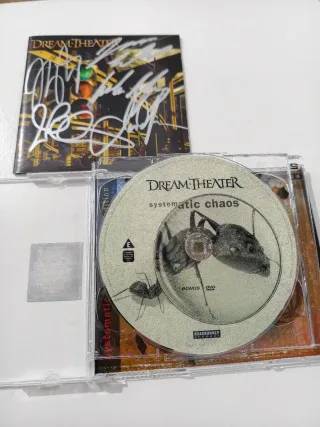 Dream Theater Systematic Chaos Firmado