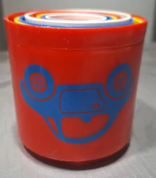 Cubos apilables de juego para bebé. Años 80