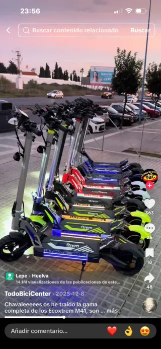 Patín Eléctrico Ecoxtrem M41 tank Dual motor