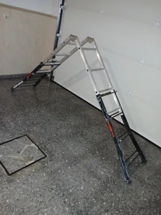 Escalera hierro y aluminio