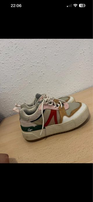 Zapatillas Lacoste Beige