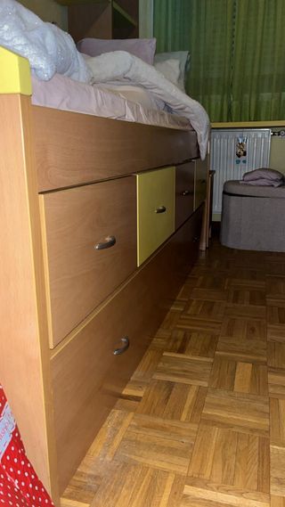 Habitación juvenil completa con 2 camas