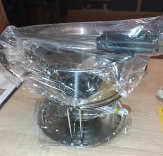 Set Fondue Acero Inoxidable 6 Tenedores